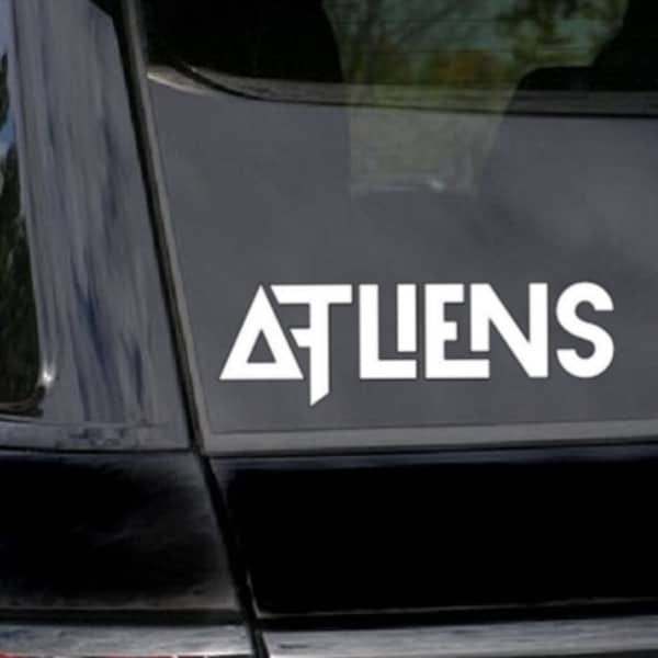 Atliens Decal EDM Car Laptop Phone Window Bumper Sticker /Multiple Colors