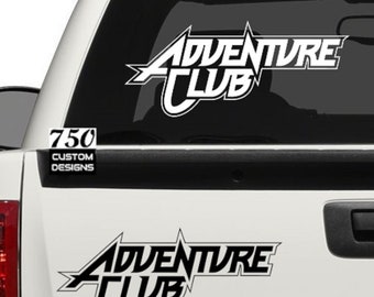 Adventure Club Decal EDM Car Laptop Phone Window Bumper Sticker /Multiple Colors