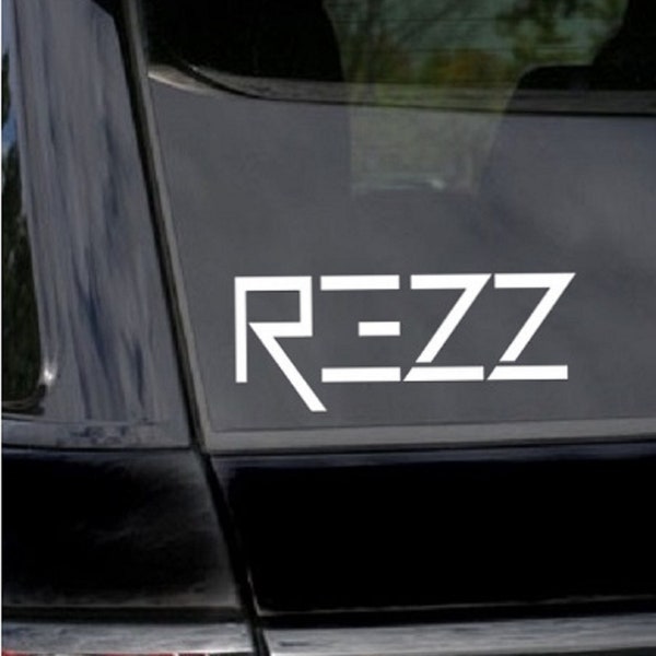 Rezz Vinyl Decal, EDM, Car, Laptop, Phone, Window, Bumper Sticker /Multiple Colors