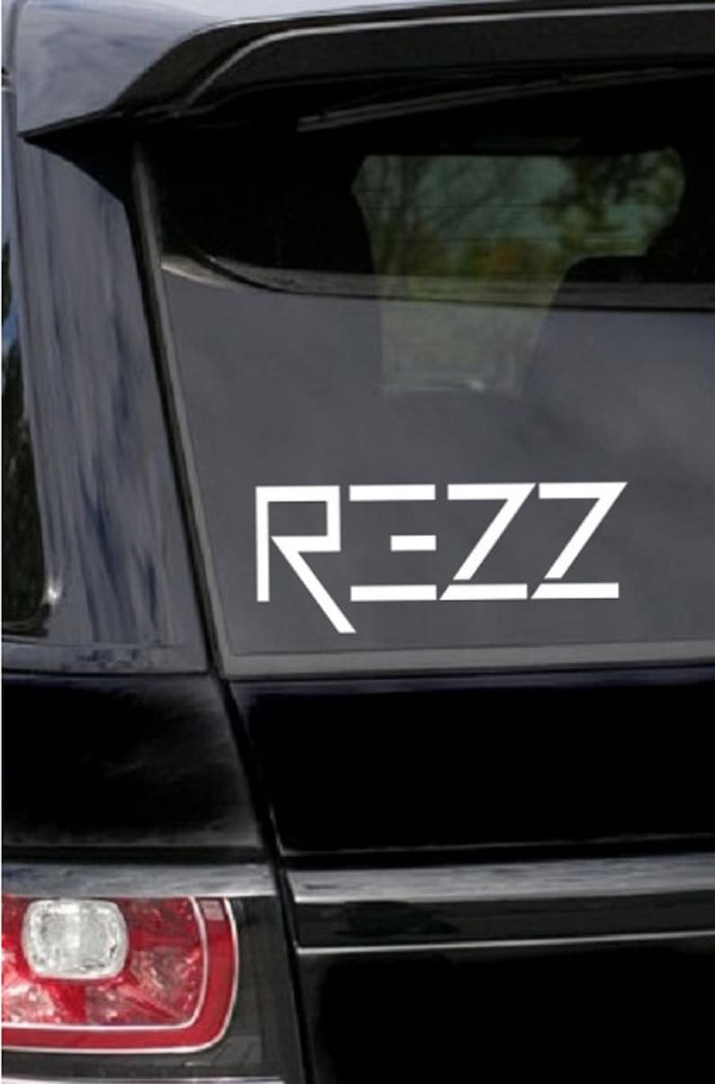 Phone EDM Window Laptop Car Rezz Vinyl Decal Bumper Sticker