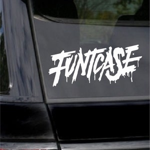 Funtcase DJ Vinyl Decal, EDM, Car, Laptop, Phone, Window, Bumper Sticker,Rave,Music /Multiple Colors