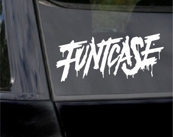 Funtcase DJ Vinyl Decal, EDM, Car, Laptop, Phone, Window, Bumper Sticker,Rave,Music /Multiple Colors