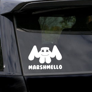 Marshmello Vinyl Decal, EDM, Car, Laptop, Phone, Window, Bumper Sticker /Multiple Colors