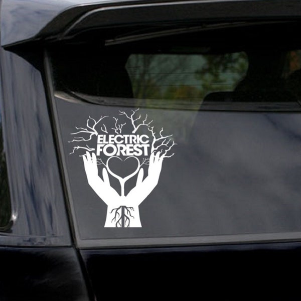 Electric Forest Decal EDM Car Laptop Phone Window Bumper Sticker /Multiple Colors