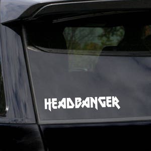 HEADBANGER Decal /Multiple Colors