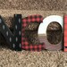 Lumberjack Themed Nursery Letters - Etsy