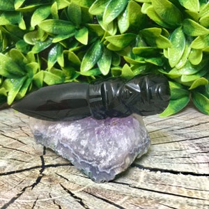 Daga de obsidiana, abre  cartas de obsidiana  pequeño, regalo para él