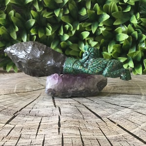 Cuchillo ceremonial de obsidiana/ obsidian dagger/ warrior dagger