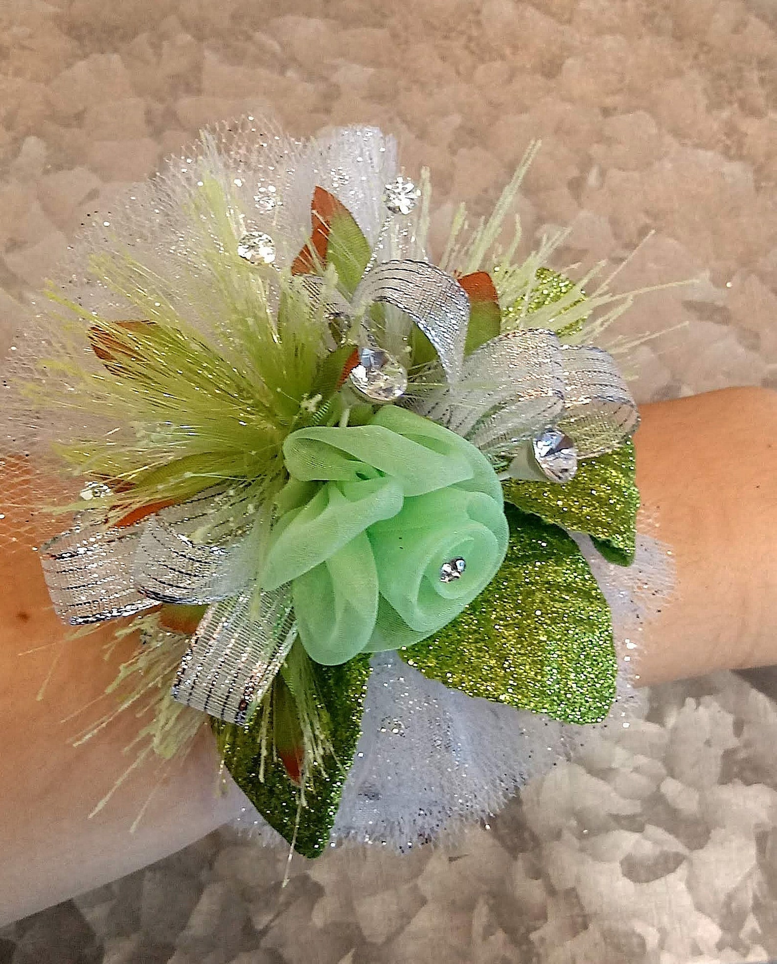 Lime Green Corsage Lime Green Rose Boutonniere Lime Prom Etsy