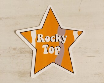 Tennessee Rocky Top Star Sticker | Weatherproof Decal