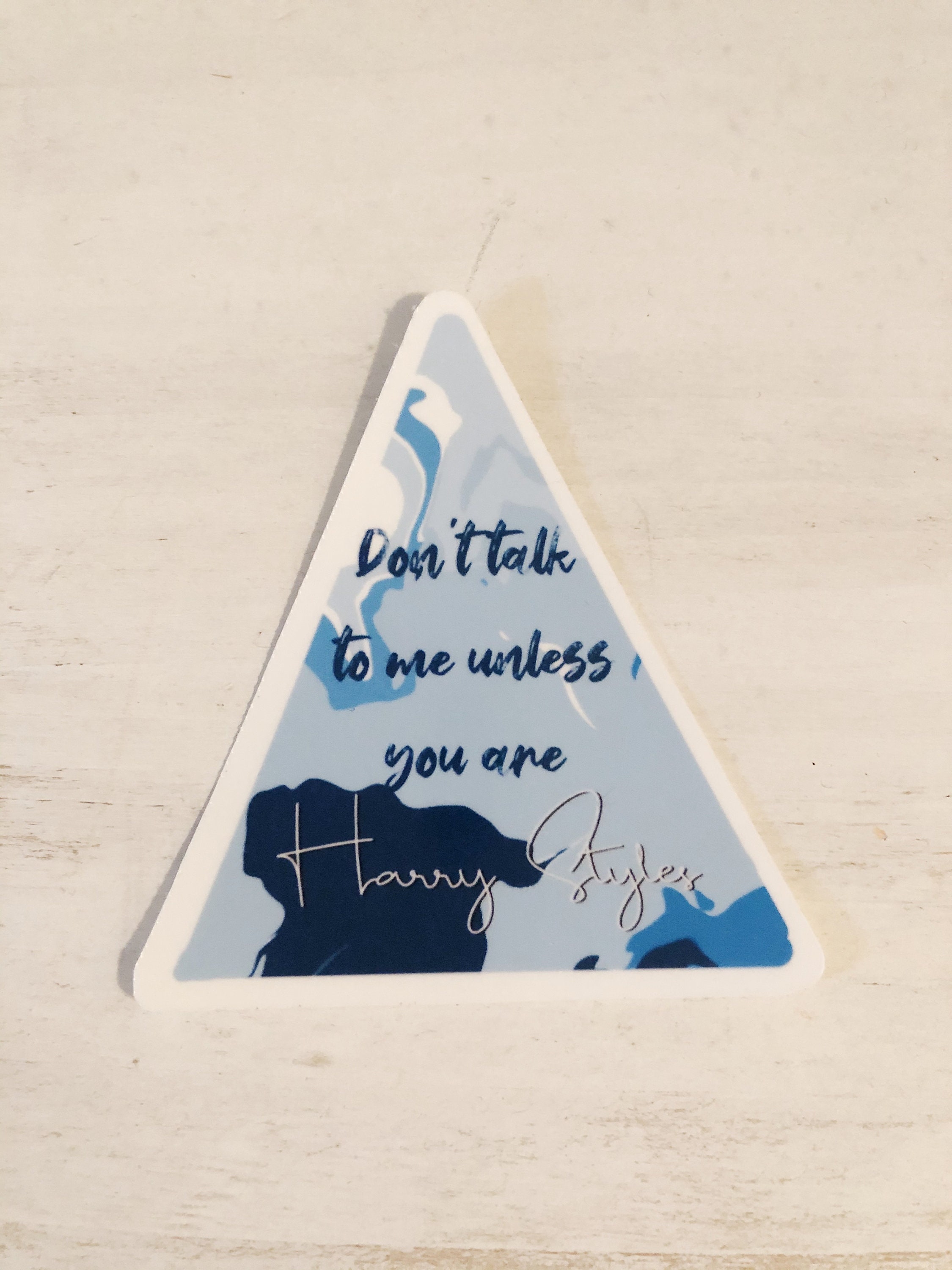 Harry Styles Sticker Don't Talk to Me Unless You Are - Etsy