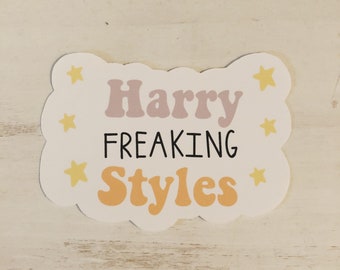 Harry Styles Sticker | Harry Freaking Styles Sticker | Harry Styles Waterproof Sticker | Harry Styles Laptop Sticker | Harry Styles Fans