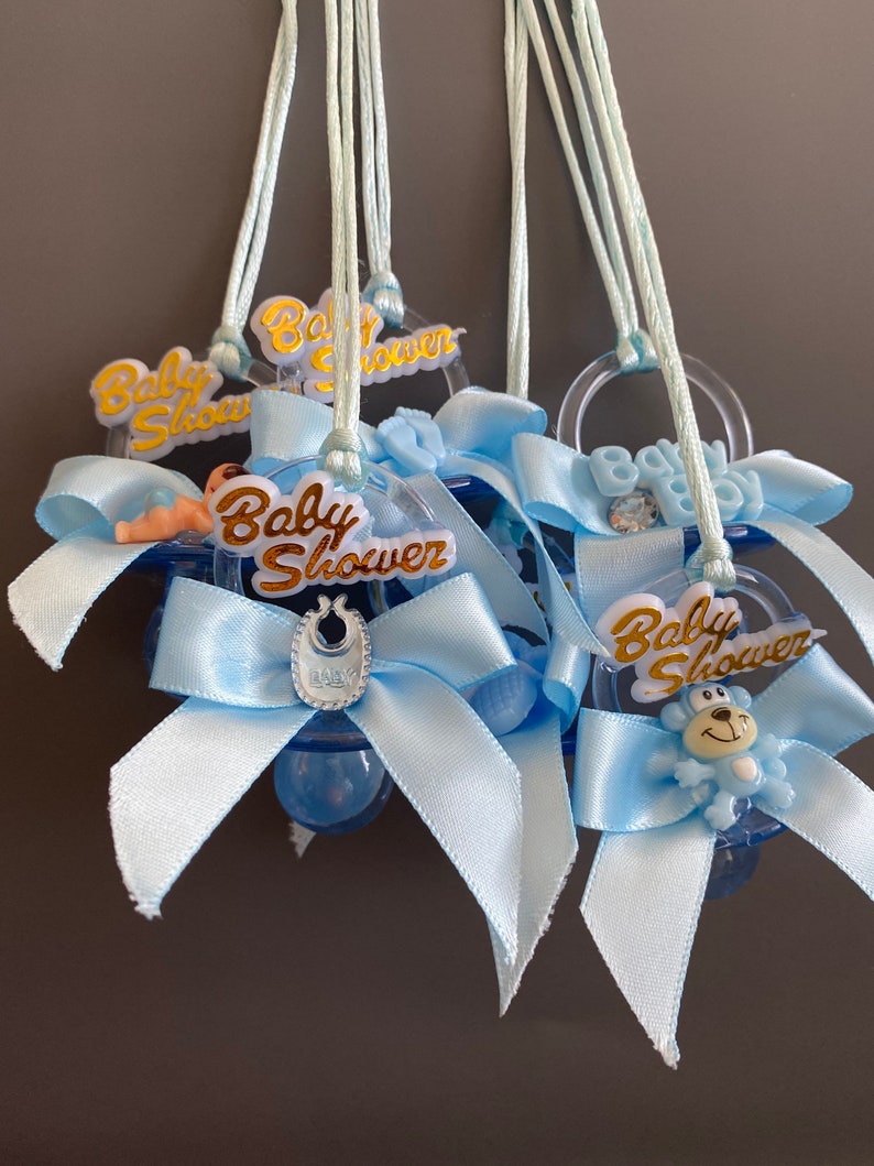 12 Baby Shower Pacifier Necklace Etsy