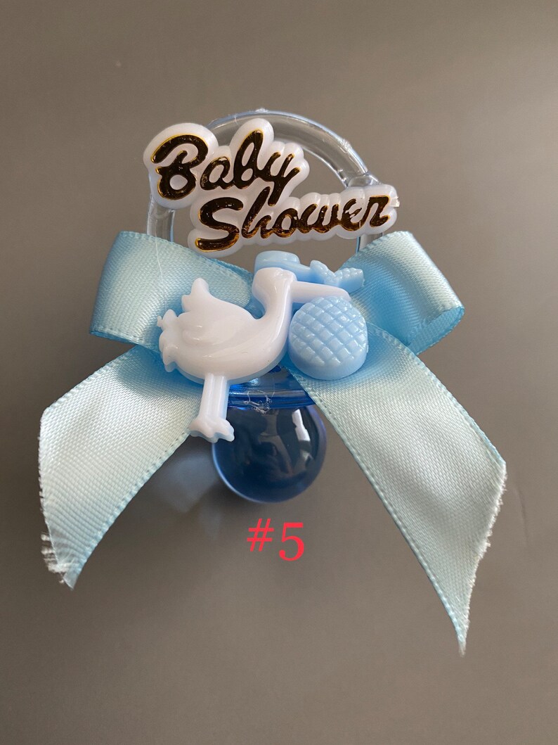 12 Baby Shower Pacifier Necklace Etsy