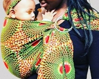 african print baby sling
