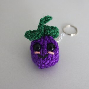 Miniature Knit Gabriel The Grape Plushy Anime Keychain/Magnet/Christmas Ornament with FREE Shipping