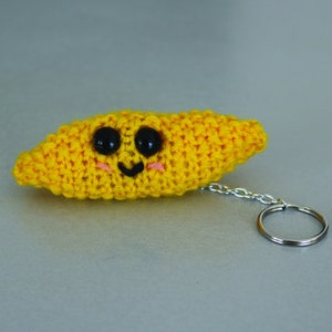 Miniature Knit Connie The Corncob Plushy Keychain/Magnet/Christmas Ornament with FREE Shipping