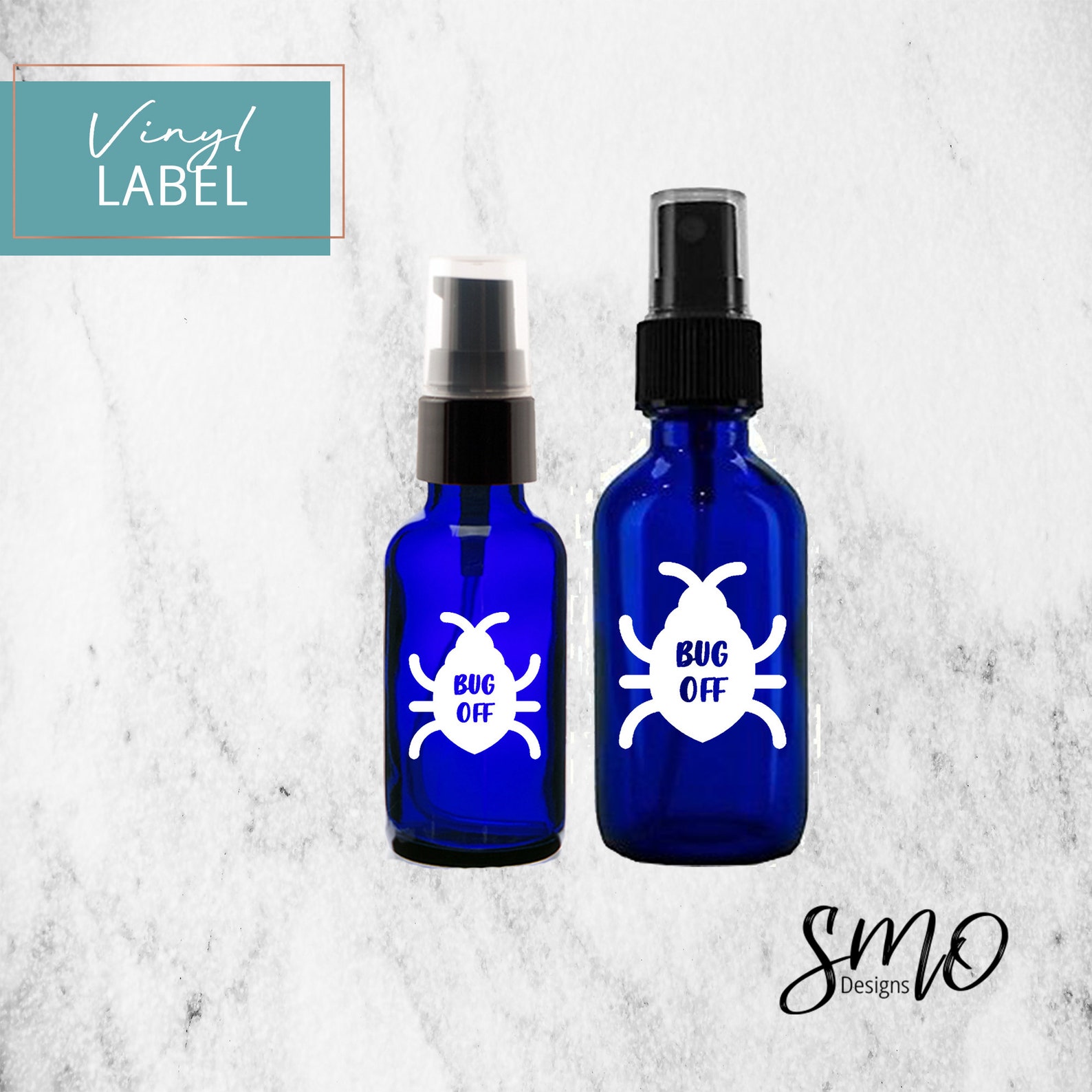 Bug off Label DIY Bug Spray Label Essential Oils Label 1 Oz Etsy