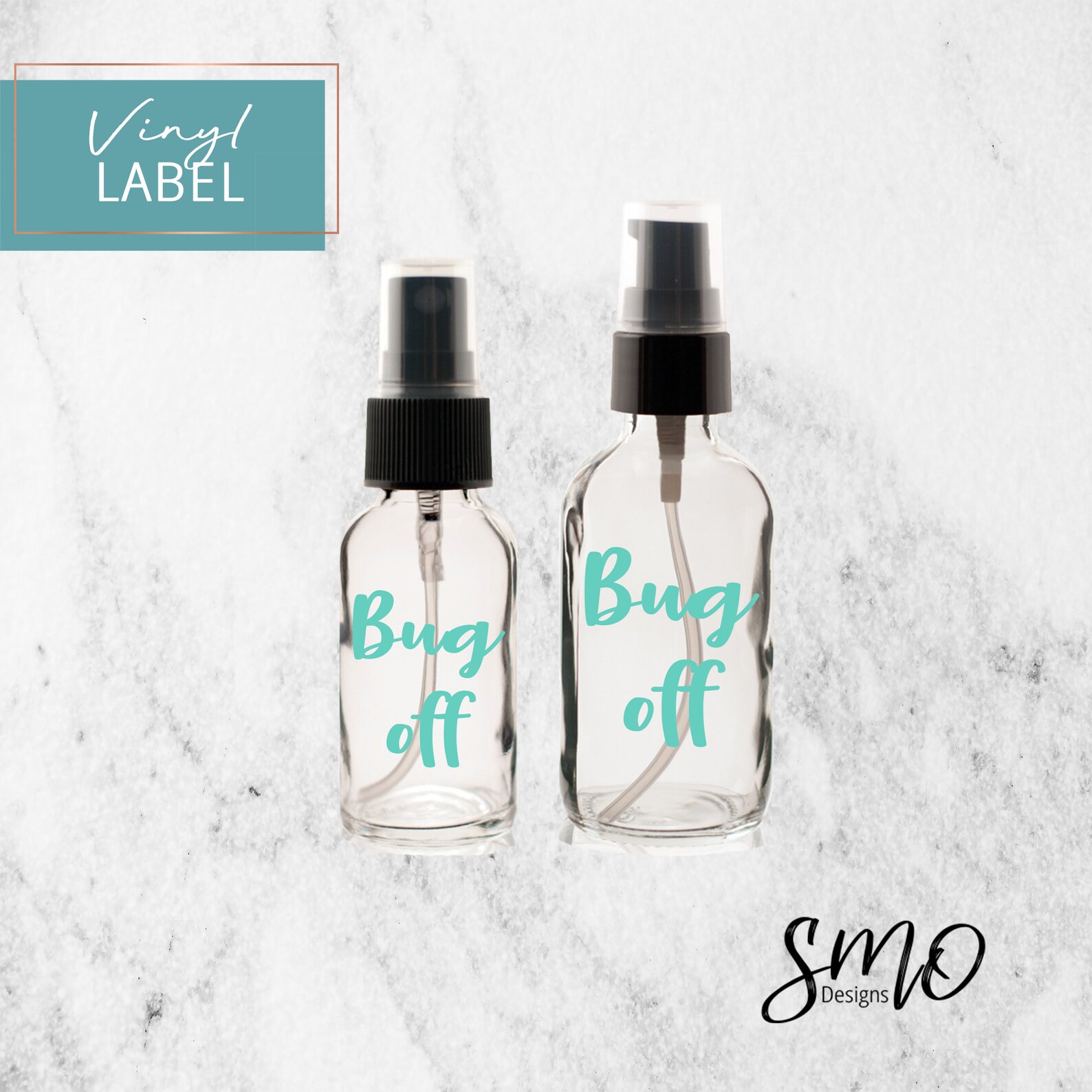 Bug off label DIY bug spray label essential oils label 1 oz Etsy