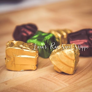 RAW Christmas  chocolate bars