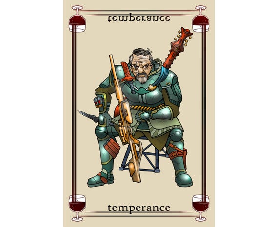 Carte De Tarot Dune 14 Temperance Gurney Halleck Etsy Carte De Tarot Dune 14 Temperance Gurney Halleck Etsy
