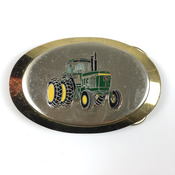 vintage john deere belt buckle