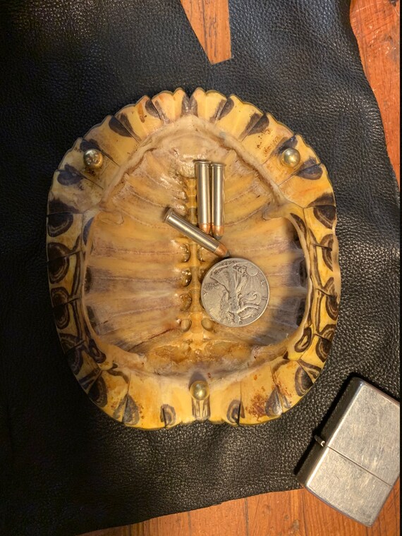 3 Leg Turtle Shell Bowl Etsy