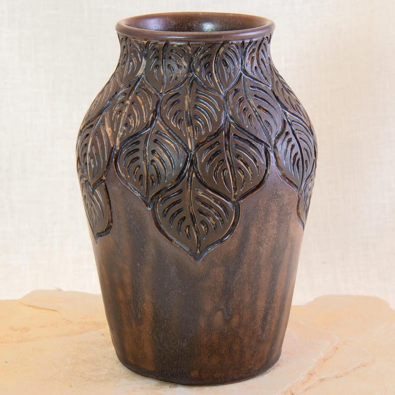 Mission Style Vase - Etsy