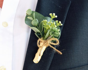 Boutonniere| Green Cactus Boutonniere| Groom| Groomsman| Wedding| Modern Wedding| Father of the Groom| Best Man| Father of The Bride| Prom