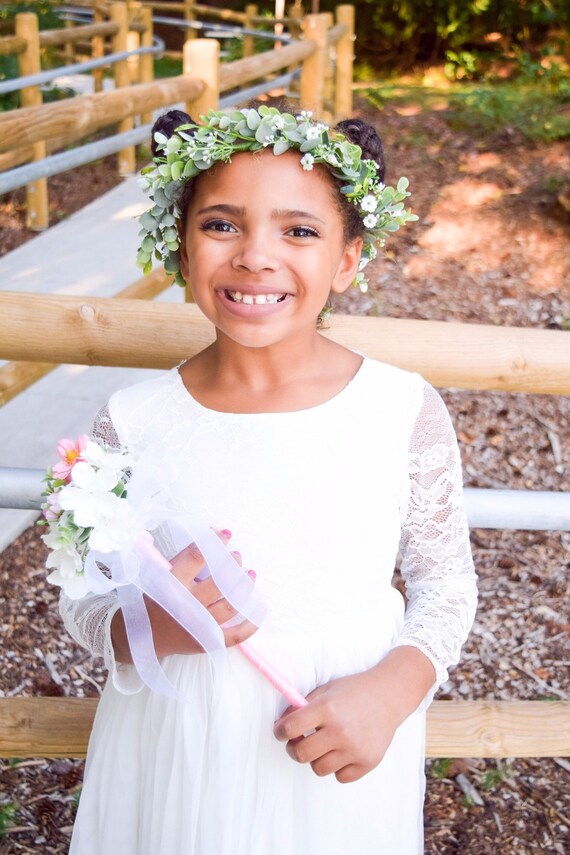 little girl flower crown