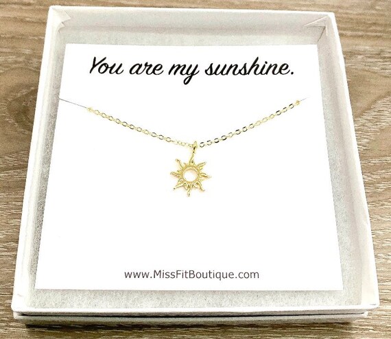 You Are My Sunshine Necklace - Temu