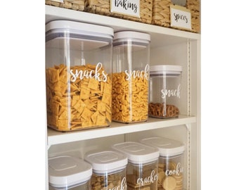 Parisa's Pantry Storage Container Labels - Set of 30 - Labels only