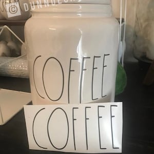 Rae Dunn Coffee Canister - Etsy