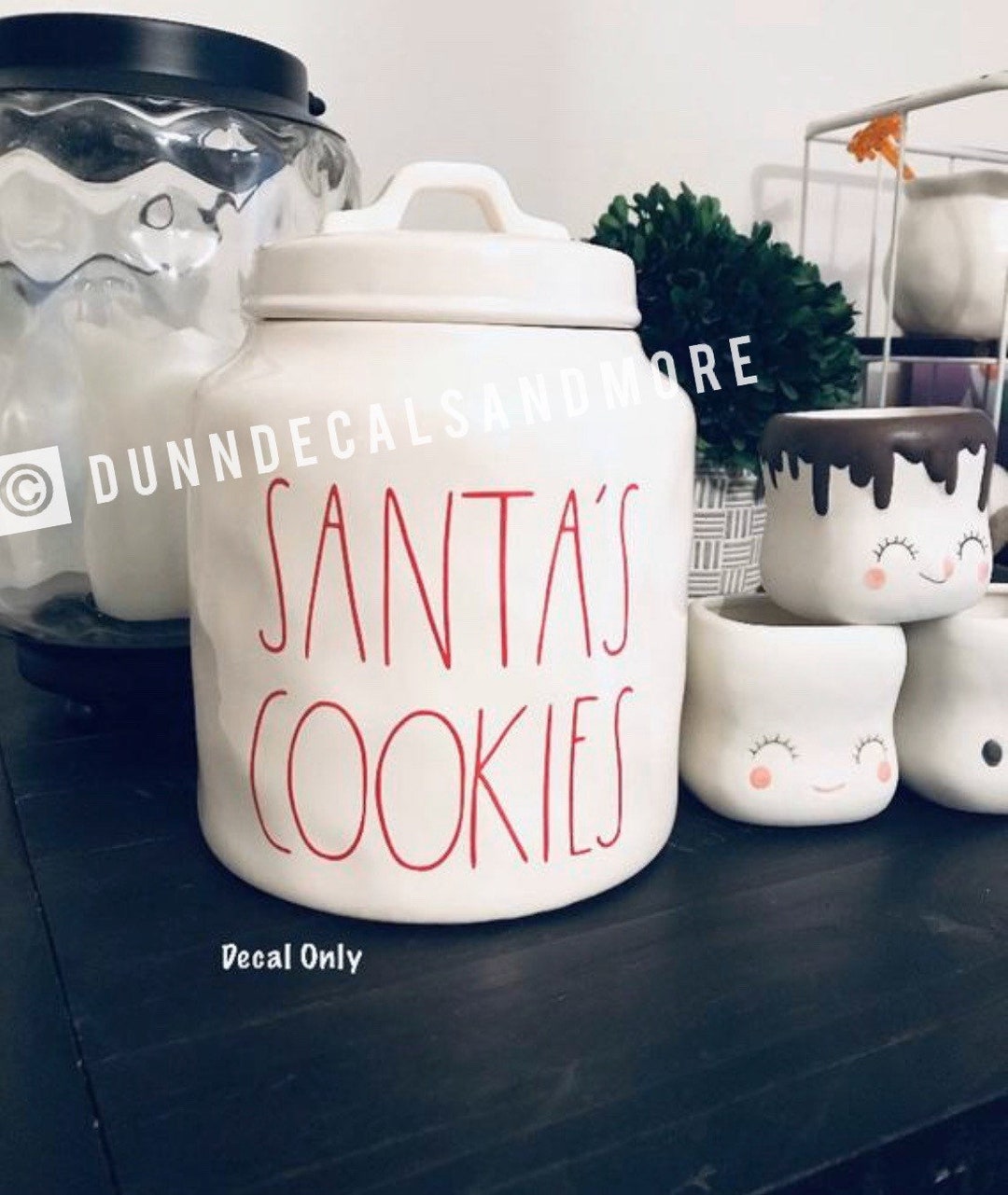 Rae Dunn Inspired Santa's Cookies Decal - Rae Dunn Christmas - Decal ...