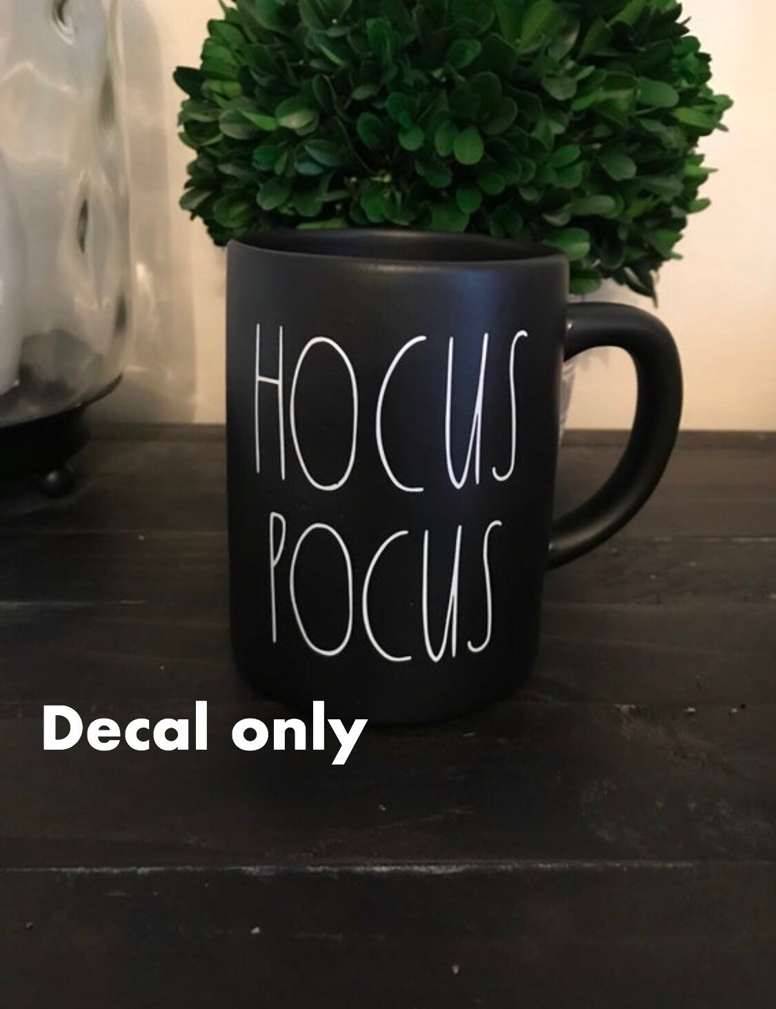 Décalcomanie en vinyle Hocus Pocus | Je sens les enfants, déco d'Halloween - France