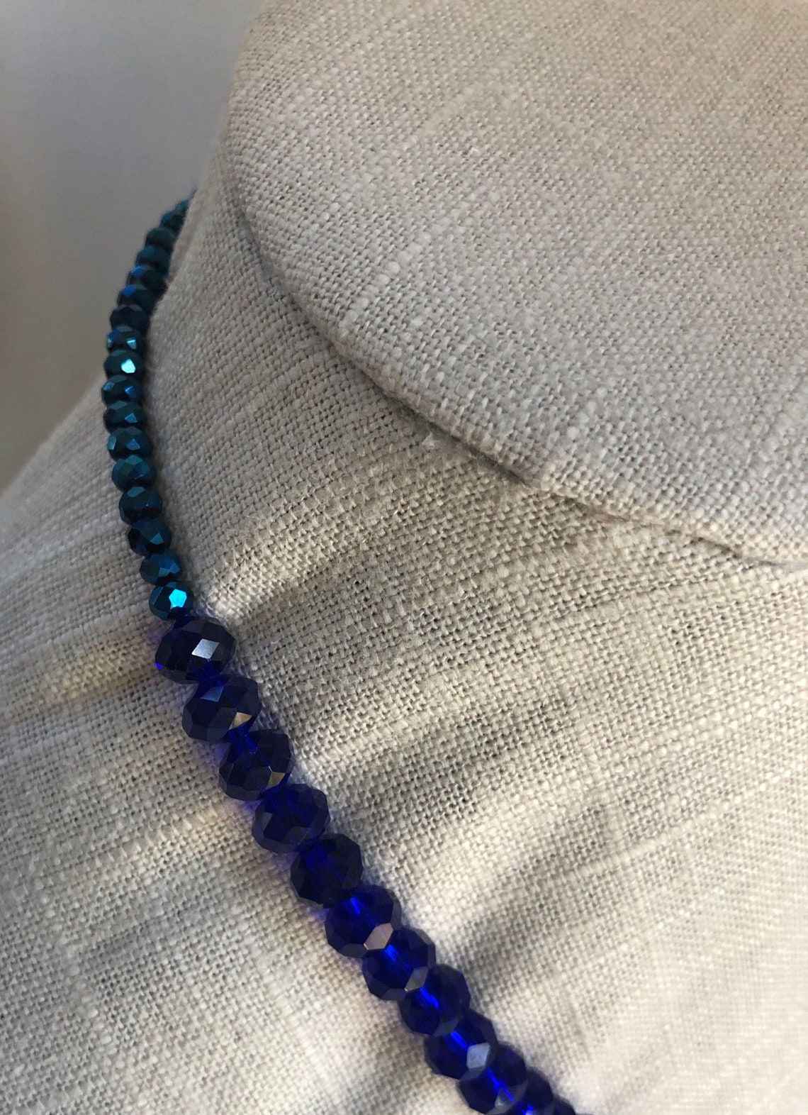 Royal Blue Necklace Peacock Color Pendant Necklace Peacock - Etsy