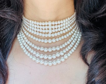 【TOGA】Ｐｅａｒｌ ｃｈｏｋｅｒ TOGA TOO PEARL CHOKER white | eBay