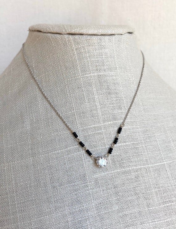 Solitaire Mangalsutra Single Stone 