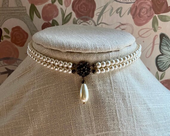 2 layer pearl sale chain