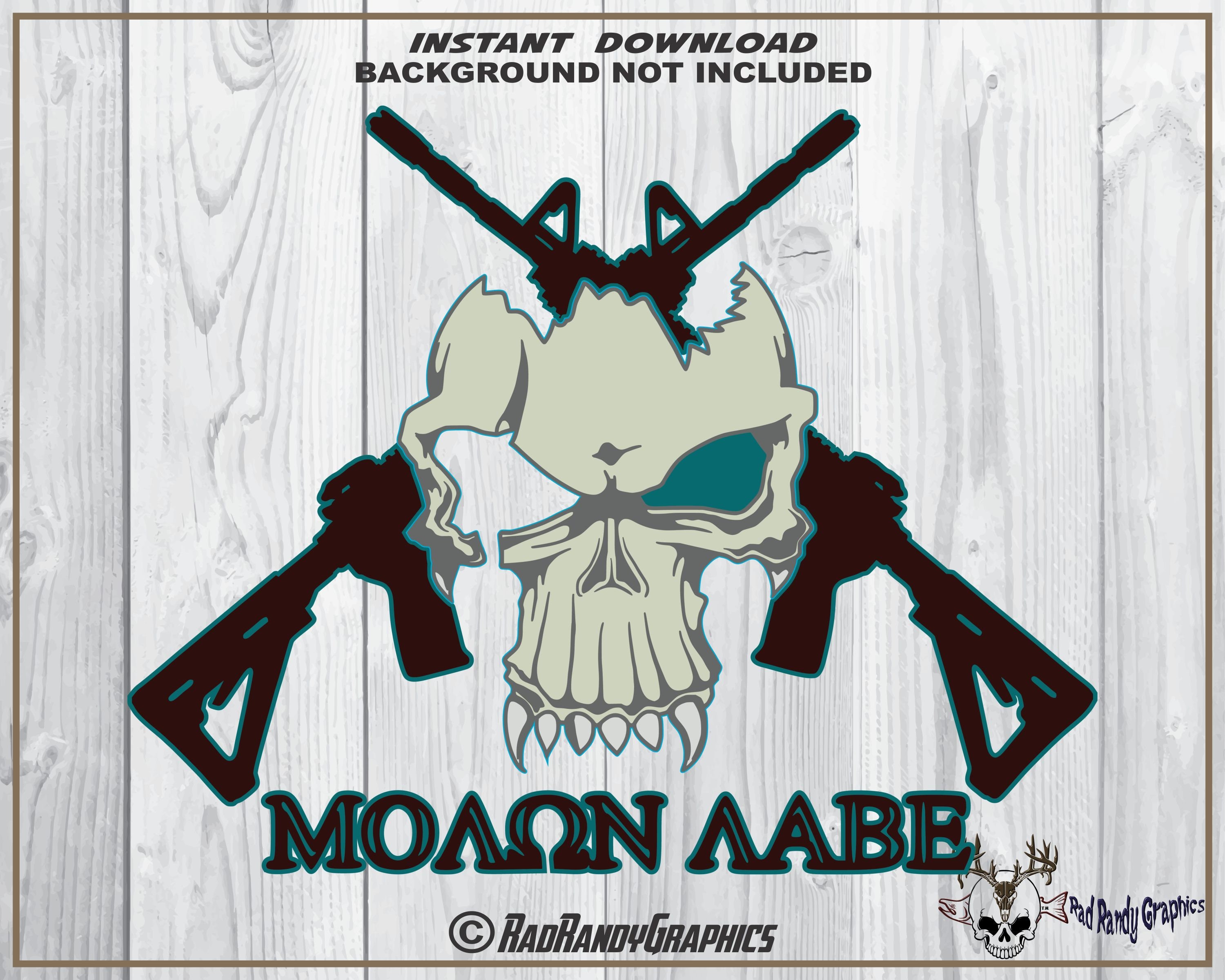 Molon Labe Cut or Print Files EPS SVG Png Vector | Etsy