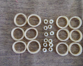 5 Sizes *Best Value On * 150 Stringing Bands Rubberbands For Doll Repair