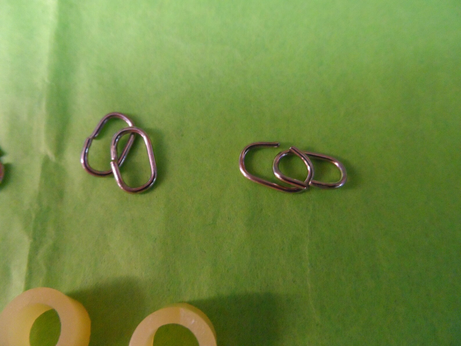 Kit 12 Set of 2 for 8 Dolls Repair Rubber Bands, Hooks, Rings