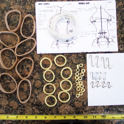 Kit 10 Set of 2 for 8 Dolls Repair Rubber Bands Hooks Etsy