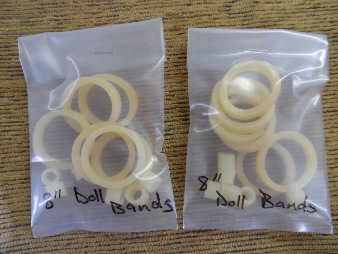 Set 9 2 Set of 12 Doll Rubber Bands Restringing for Ginny, Madame