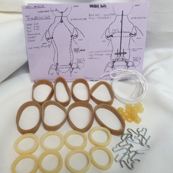 Rubber Bands for 14 Dolls Etsy