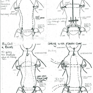 Set #7 1 Set of 12 Doll Rubber Bands Restringing 8