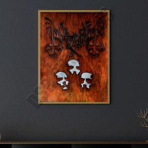 Mayhem Digital Print | Black Metal Dark Art Download |