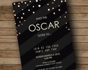 oscar party etsy