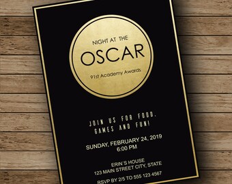 oscar party etsy