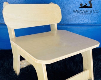 Montessori Chair - Toddler Chair - Kids Chair - Childrens Chair - Playroom Chair - Modern Kids Chair